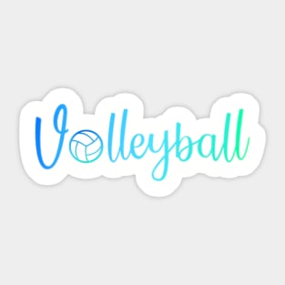 Volleyball Color Sticker